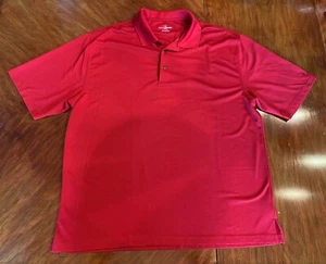 Men's 2XL Red Grand Slam Polo Shirt - Picture 1 of 5