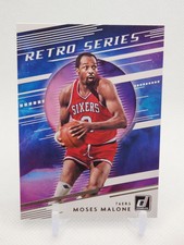 🏀MOSES MALONE 2020 Donruss #12 RETRO SERIES Philadelphia 76ers Basketball Card