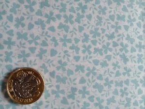 Remnant GRACEY - BUTTERFLIES, HEARTS, FLOWERS Liberty Tana Lawn approx 26 x 33cm - Picture 1 of 2