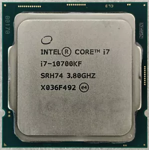 Processore CPU desktop Intel Core i7-10700KF 3,80 GHz 8 core 16 MB LGA1200 SRH74 - Foto 1 di 2