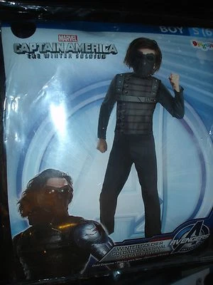 Marvel Avengers Captain America Winter Soldier Halloween Costume boys S 6 small - Image 1 of 4