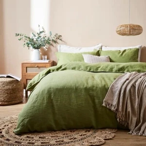 Edited Life Linen Duvet Cover & Pillowcase Set - SINGLE - Picture 1 of 6