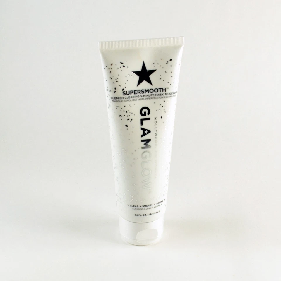 Máscara para exfoliar Glamglow Supersmooth Blemish Clearing 5 minutos - 4,2 OZ / 125 ml Foto 1 de 1