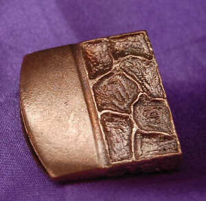 copper stone Habaki for japanese sword wakizashi or tanto