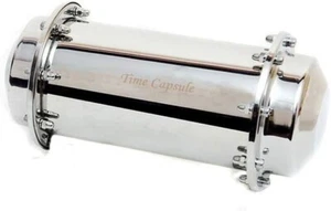 Jasni Time Capsule Anti-Corrosion Waterproof Stainless Steel Capsule Container D - Picture 1 of 9