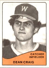 1979 Wausau Timbers TCMA #18 Dean Craig Knoxville Tennessee TN Baseball Card