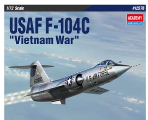Academy 1/72 USAF F-104C "Vietnam War" Aircraft Plastic Hobby model kit - Picture 1 of 3