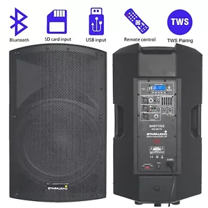 15 Inch Active PA TWS Speakers Bluetooth Audio DJ Speaker for Stage KTV Karaoke - Picture 1 of 24