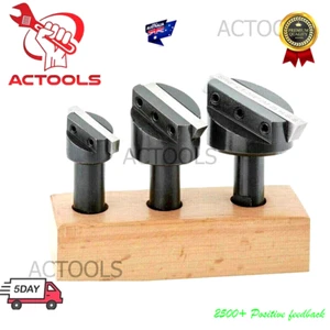 Fly Cutter Set Cutting Milling Hardened Tool Bits 1/2" Shank 3/4'' To 1-1/2'' AU - Picture 1 of 14