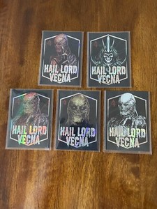 2023 Zerocool Stranger Things Season 4 “Hail Lord Vecna” Complete Set -5 Cards-