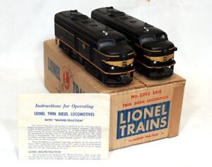 Postwar Lionel 2032 Erie Alco AA Diesel From 1953~w/Nice OB & Instructions