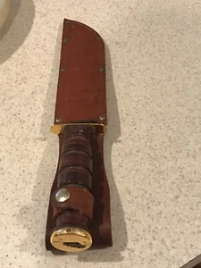 Camillus KNIFE CAMILLUS USN Fixed Blade Fighting Knife - US Navy - With Sheath - Picture 1 of 15