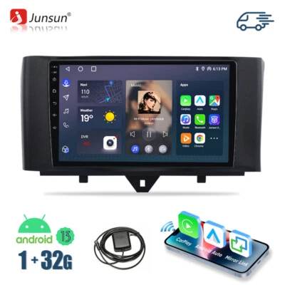 32G Für Smart Fortwo 451 2010-2015 Android 13 Autoradio CarPlay GPS Navi RDS - Bild 1 von 4
