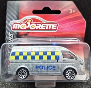 Majorette 2021 Toyota Hiace Police Van ZAMAC #216 Street Cars New - Picture 1 of 9