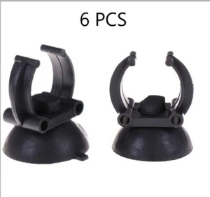 6X clips de ventosa calentador de acuario luces de tubo tienen hasta 1" de diámetro ¡VENTA! - Imagen 1 de 2