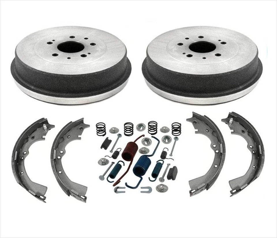 Fits 95-04 Toyota Tacoma Rear Wheel Drive 5 Lug Stud Brake Drums & Shoes - Image 1 of 4