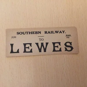S, R, Luggage. Label, ( To. Lewes, 1 ) - Picture 1 of 1