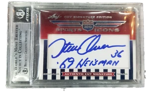 Johnny Lujack/Steve Owens 2010 Leaf Sports Icon Update Heisman Trophy Winners /9 - Bild 1 von 2