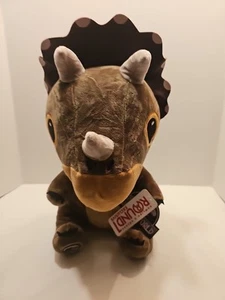 Jurassic World Triceratops 14 Zoll Plüsch Neu mit Etikett Runde 1 exklusiv siehe Fotos - Bild 1 von 7