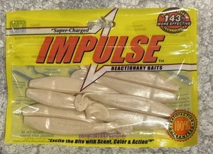 Northland Impulse 3” Paddletail Minnow White - Picture 1 of 1