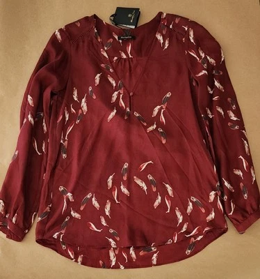 Massimo Dutti Silk Blouse Size 2 NWT - Image 1 of 4