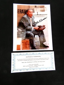 Foto autografiada de Mel Brooks de 8x10 Life Stinks con certificado de autenticidad - Imagen 1 de 1