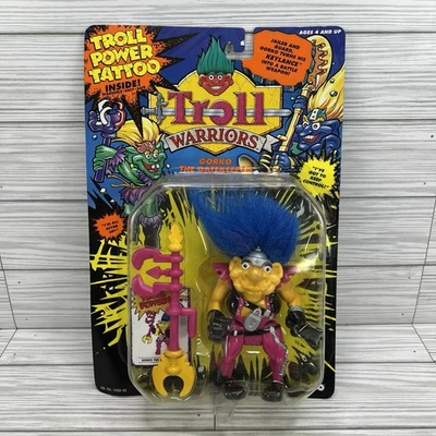 Figura de acción de colección Troll Warriors Gorko The Gatekeeper 1993 Tyco envío rápido Foto 1 de 4