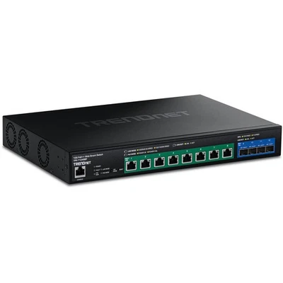 TRENDnet TPE-7124SBF Switch 12 porte 720 W 10 G PoE++ Web Smart Switch - Immagine 1 di 3