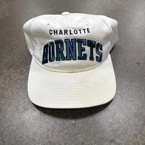 Vintage Charlotte Hornets NBA Basketball Starter Arch Spell Out Snapback Hat Cap - Picture 1 of 9
