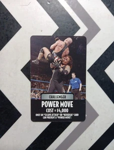 2006 WWE DVD Brettspiel Karte Power Move Undertaker Kurt Angle  - Bild 1 von 3