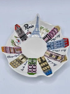 Anthropologie Paris Trinket Dish Danielle Kroll Ceramic Plate France Rare Decor - Picture 1 of 5