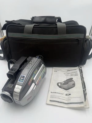 Panasonic PV-L452D VHS-C Video Camcorder 750x Digital Zoom VCR Bundle TESTED - Image 1 of 4