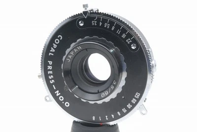 Exc Copal Press - No,0 Shutter w/60mm f 3.5 Japan Lens *C3560 - Image 1 of 4