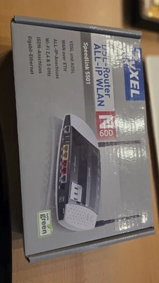 ZyXEL. DSL-Router.All IP WLAN. Speedlink 5501. 2,5 / 5 GHz.Gigabit-Ethernet.Neu! - Bild 1 von 4