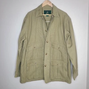 Orvis Utility Jacket Mens Sz XXL Field Cargo Military Chore Coat Barn Safari - Picture 1 of 6