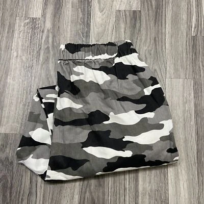 Pantalones de chándal DIVIDED by H&M cintura elástica multicolor camuflaje cargo para mujer cintura 30 Foto 1 de 4