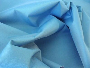 Soft PU Coated Water-Resistant Polyester Fabric Material - TURQUOISE - Picture 1 of 1