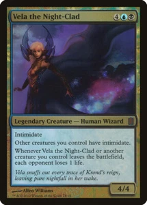 Vela the Night-Clad FOIL Commander's Arsenal NM Mythic Rare CARD ABUGames - Picture 1 of 1