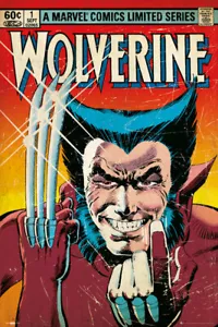 Marvel Wolverine #1 Poster 24 x 36 Zoll Größe Mancave Comic Buch - Bild 1 von 1