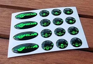 KORDA Ovals & Dial Stickers decals Set for the DELKIM TXI PLUS EV STD - Picture 1 of 2