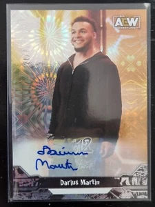 2023 AEW Darius Martin PYRO AUTO /25 Trading Card Upper Deck #90182 - Picture 1 of 2