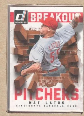 Mat Latos 22 2014 Donruss Breakout Pitchers Foto 1 de 2