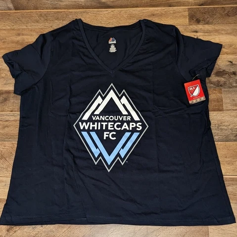 NEW VANCOUVER WHITECAPS FC V NECK SHIRT SIZE 2X MLS SOCCER SHIRT Cover