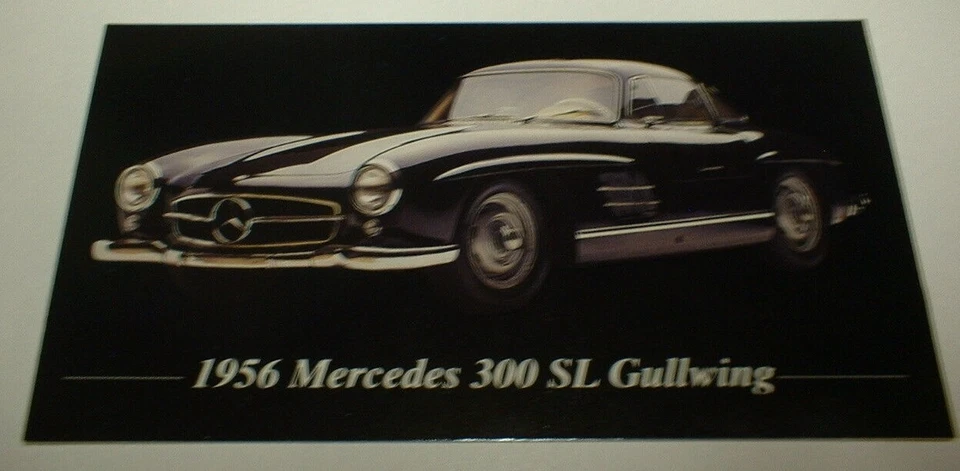 1956 MERCEDES 300 SL GULLWING PHOTO MAGNET-TOOLBOX,FRIDGE PICTURE-56 300SL - Image 1 of 1