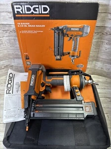 Clavadora Brad neumática calibre 18 Ridgid con estuche blando modelo R213BNF - Imagen 1 de 14