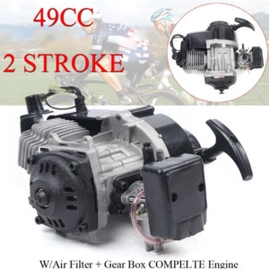 49CC 47CC 2-STROKE ENGINE MOTOR PARTS POCKET MINI DIRT BIKE SCOOTER ATV QUAD USA - Picture 1 of 12