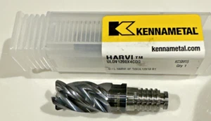 Kennametal DUO-LOCK HARVI 12mm Solid Carbide Coated 1mm Corner Radius End Mill - Picture 1 of 5