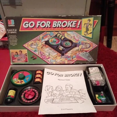 Go For Broke! 1993 por MB Games P1375 Foto 1 de 4