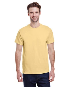 Gildan Mens G500 Solid Heavy Cotton Plain Short Sleeve Blank Casual Fit T-Shirt - Picture 1 of 63