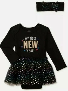 Baby Girl New Year Outfit  Way to Celebrate 24M  24 months - Picture 1 of 7